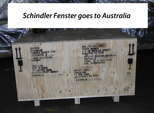 Kunststofffenster von Schindler werden sogar in Australien eingebaut.